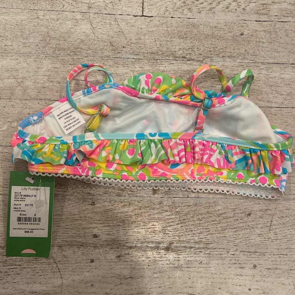 lilly pulitzer Mora Bathing suit top size 8 new with tags. - Picture 4 of 8